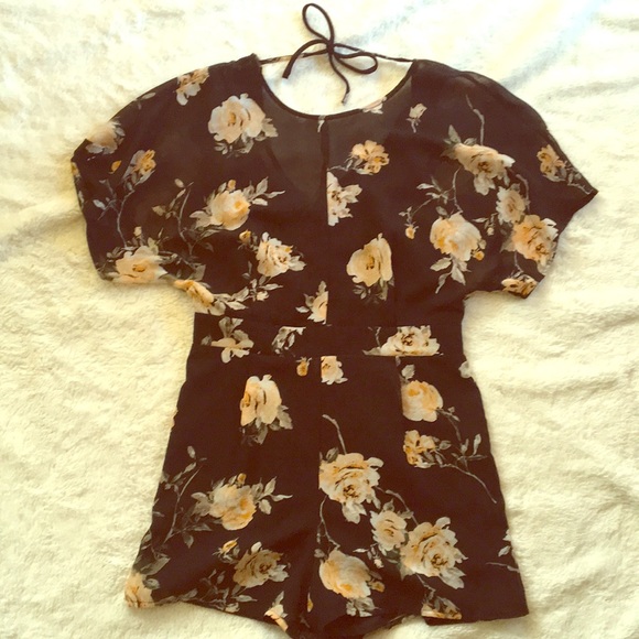 Floral Romper - Picture 1 of 1